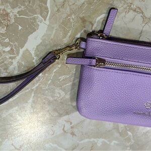 Nanette Lepore Lavender Wristlet Bag